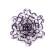 10231/530 Purple LOFT IT CLIZIA Подвесной светильник с белым металлическим основанием и фиолетово-белым пластиковым плафоном, 3 x E27, Ø530 мм