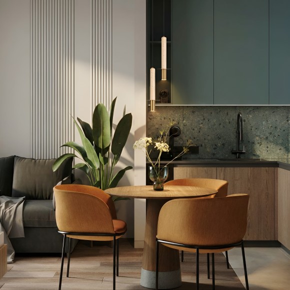 10583A Bronze LOFT IT EVEREST Подвесной светильник, LED 3,3 Вт, 3000 К, 300 Лм, бронзовое металлическое основание, бежевый плафон из травертина