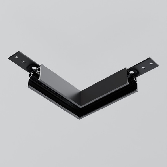 Угловой коннектор для низкопрофильного накладного шинопровода Maytoni Exility TRAM034CL-41B