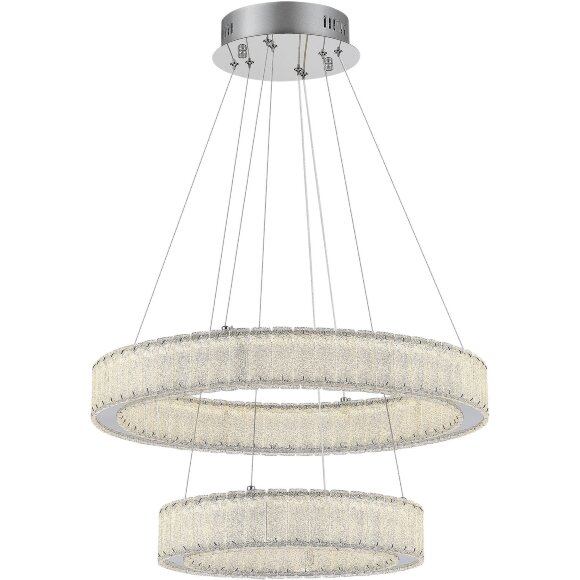 SL6008.103.02 Люстра подвесная ST-Luce Хром/Хром LED 2*50W 3000K LATOZZO