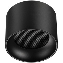 371010 Черный круглый накладной светильник с лампой GX53 макс 12Вт и антибликовым фильтом Novotech GEMINI 371010 Черный круглый накладной светильник с лампой GX53 макс 12Вт и антибликовым фильтом Novotech GEMINI