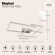 Люстра потолочная Maytoni MOD015CL-L80W Rida светодиодная 3xLED 80W