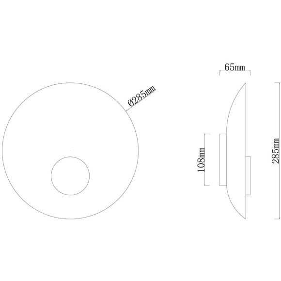 Настенный светильник Arte Lamp LUNAR A2536AP-3WH 