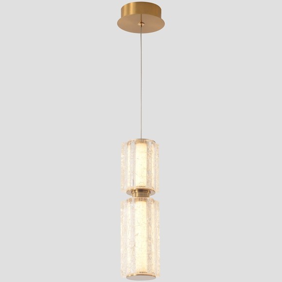 Светильник подвесной Crystal Lux ANTIQUE SP23W LED BRASS 4000/223