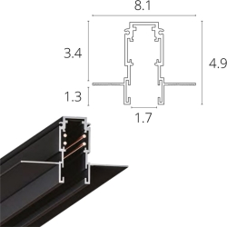 В гипсокартон 12.5мм