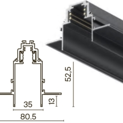 В гипсокартон 12.5 мм