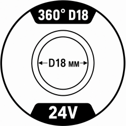 24V Maytoni 360° D18mm (круглый неон)